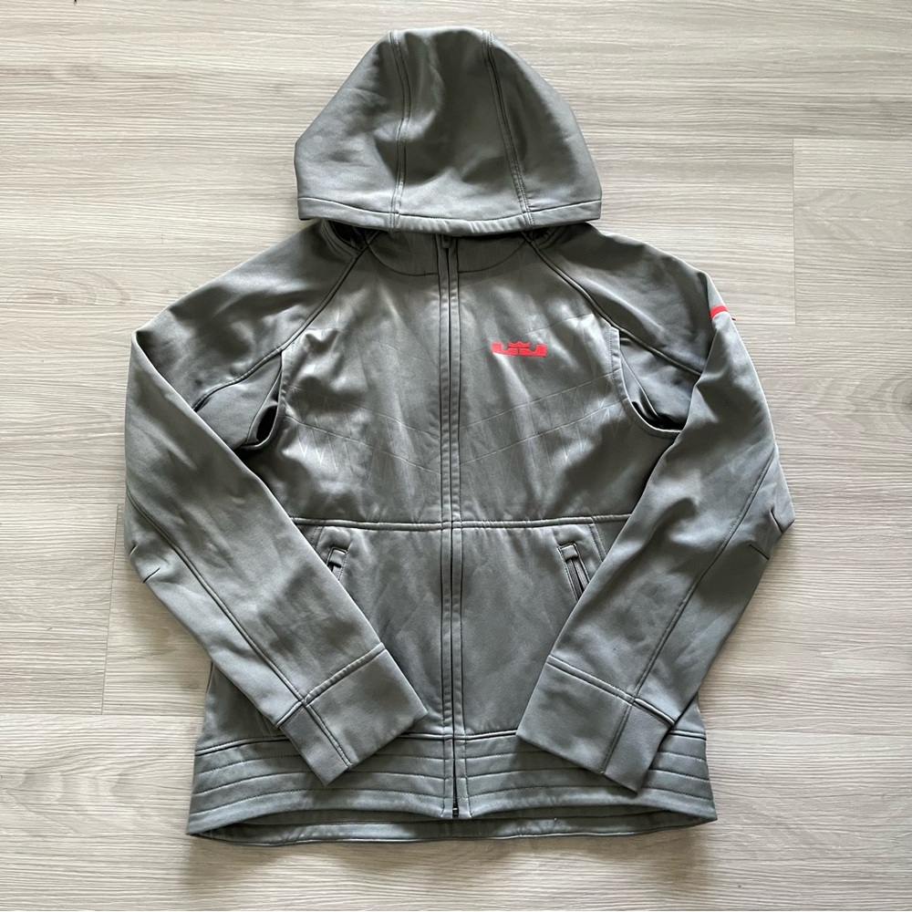 Nike Therma Fit Lebron James Full Zip Athletic Hoodie Size: L (Youth)